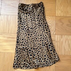 DL1961 Animal Print Midi Skirt